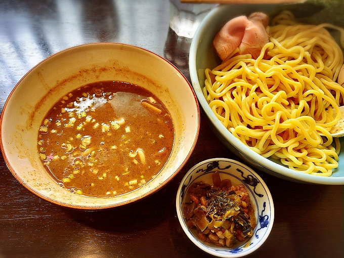 【デカ盛り】麺処 はなぶさ　川越市　特製つけ麺１０００ｇ☆高菜納豆