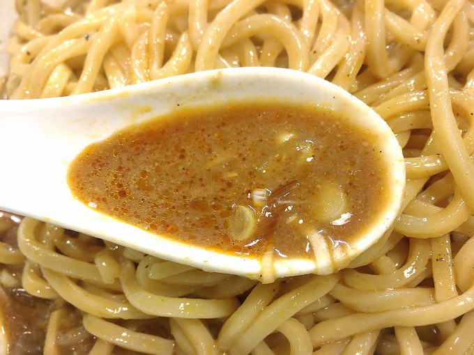 【デカ盛り】永太　限定 冷やし油そば（辛味噌味）〆はあたたかい割スープでラーメン風