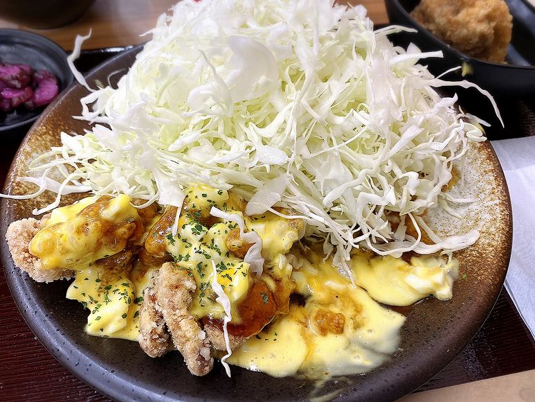 から揚げ鶏千 富士見市 定食のご飯とキャベツがおかわり 大盛無料 ページ 2 食べて埼玉