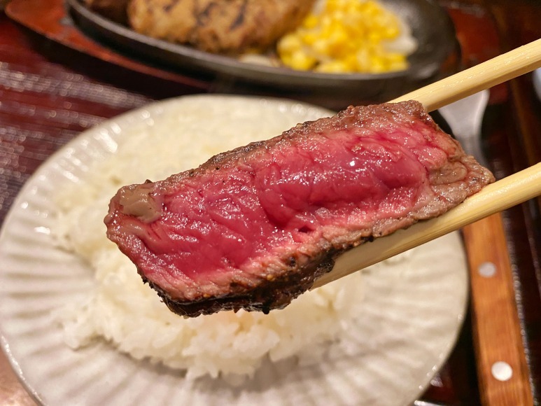 【焼鳥でお馴染み】小江戸ステーキ＆うどんビッグ 川越市 肉と大きなかき揚げを食す！