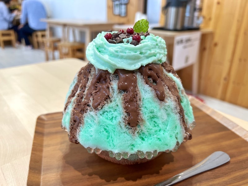 所沢市「かき氷専門店SANGO」チョコミン党のためにある絶品かき氷はこの夏に絶対食べてほしい。