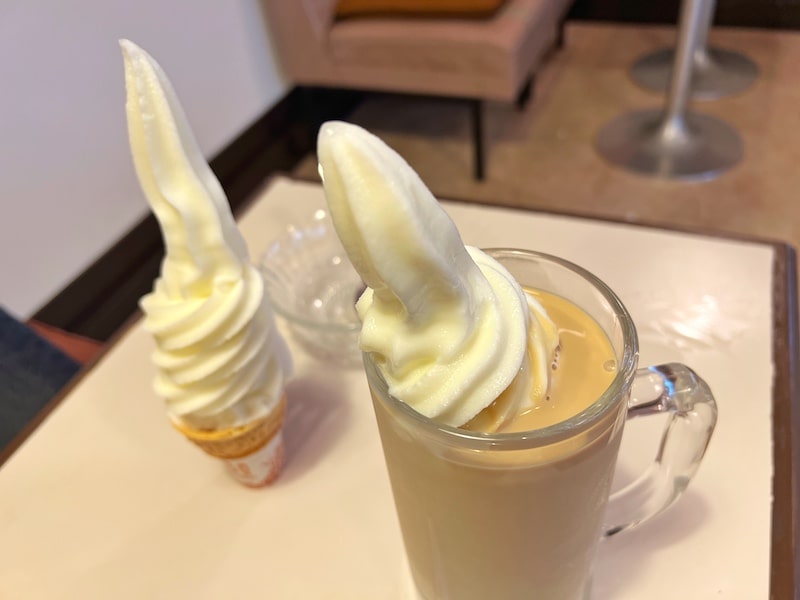 羽生市「モア松屋」老舗牛乳店のソフトクリームが絶品！レトロ喫茶としても利用できます。