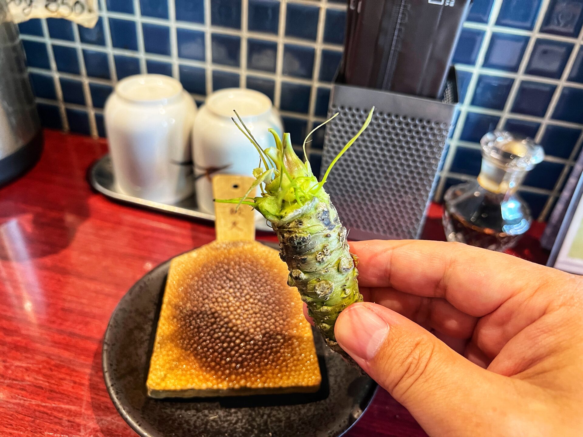 浦和ランチ「わさび居酒屋 あな蔵」わさび1本をすりながら食べる塩豚定食が絶品です