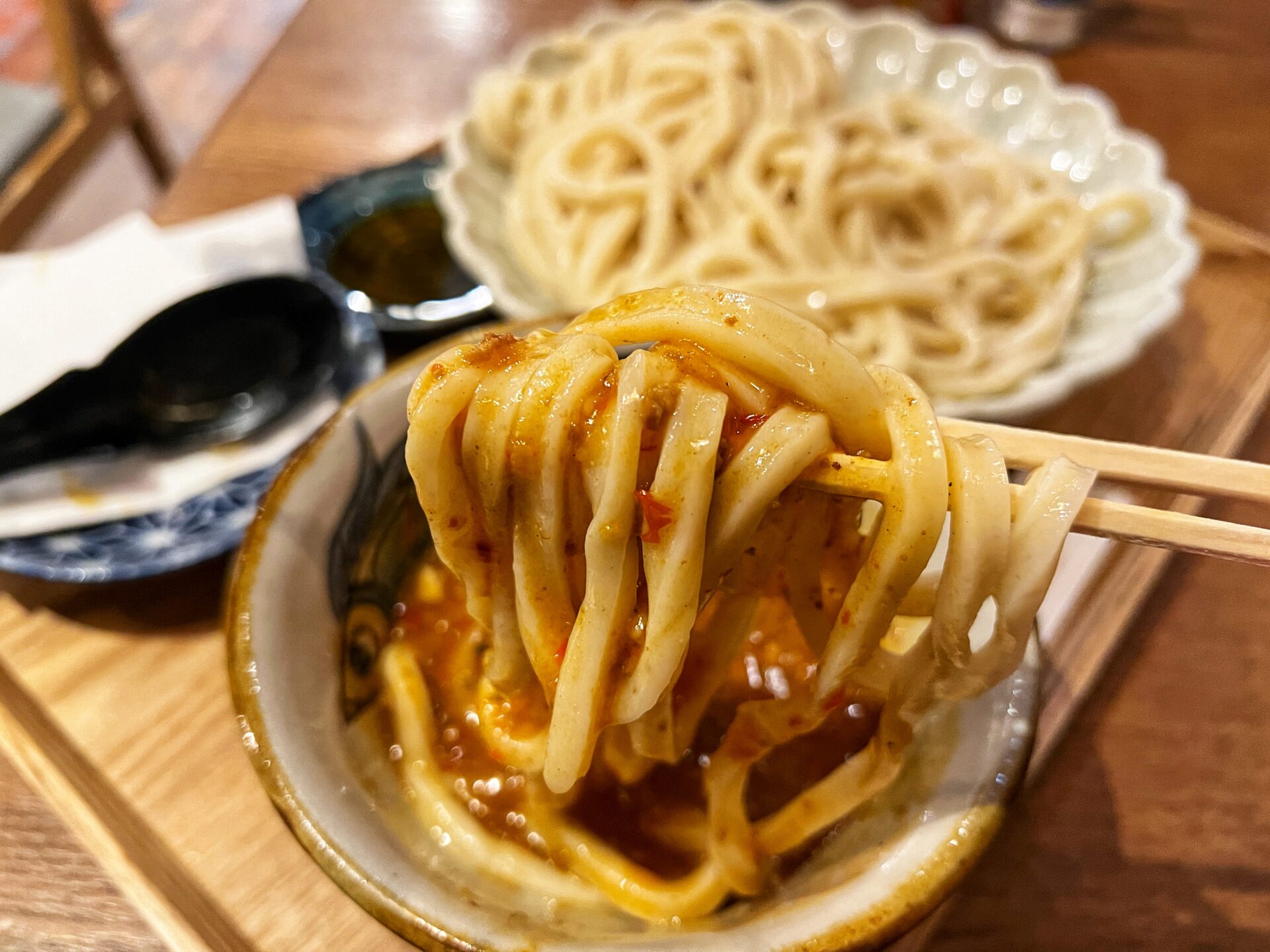 朝霞市「武蔵野うどん蔵内」武蔵野うどんの人気店で牛タンアジアン肉汁うどんを初実食！