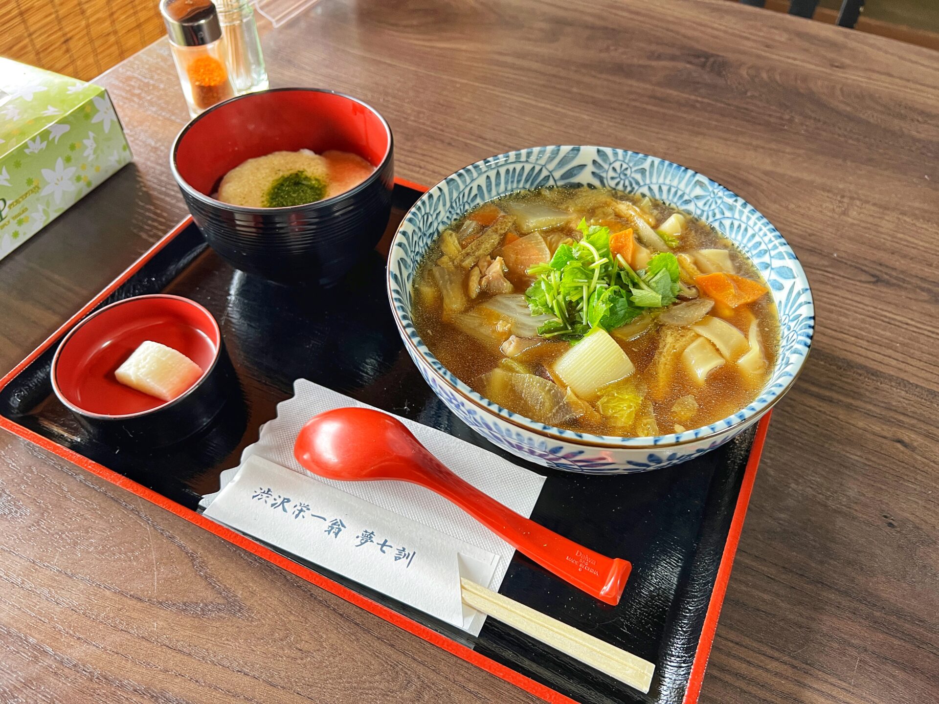 深谷市「煮ぼうとう麺屋忠兵衛」新1万円札の渋沢栄一も愛した煮ぼうとう専門店