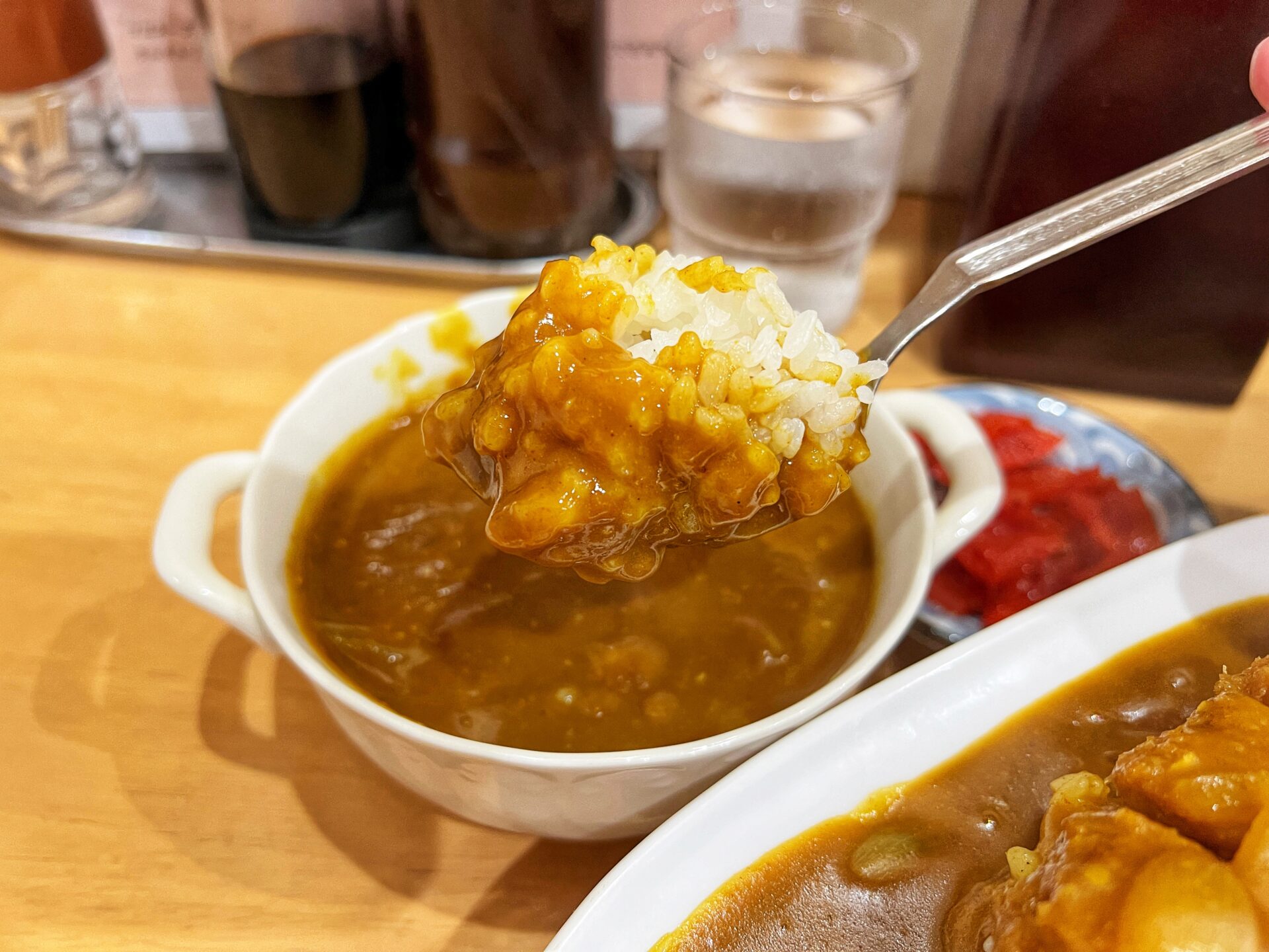 草加市「千一家」ランチや定食が人気！1000円ポッキリの甘口デカ盛りカツカレー