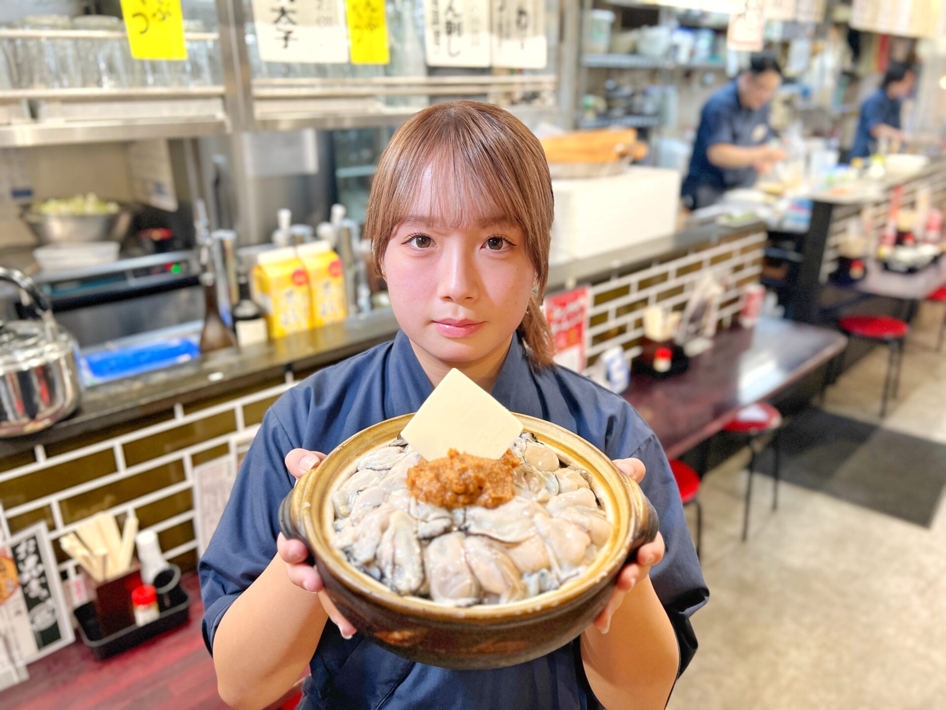 熊谷市「五右衛門 熊谷駅前店」冬はこれ！大きなバターと味噌の牡蠣鍋が今年も登場