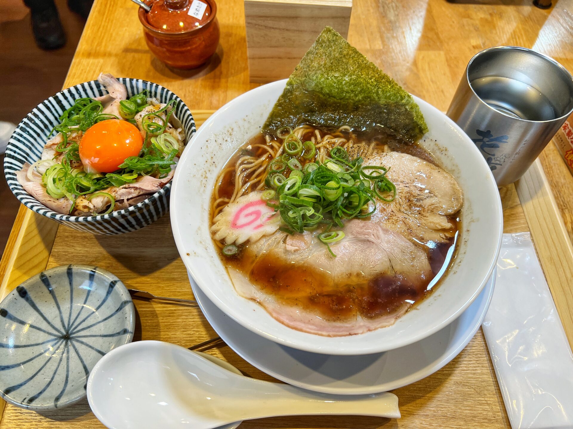 川口市「おダシと銀しゃり 中華そば花道」今だけ1杯500円！昆布水つけ麺に極上銀シャリの新店