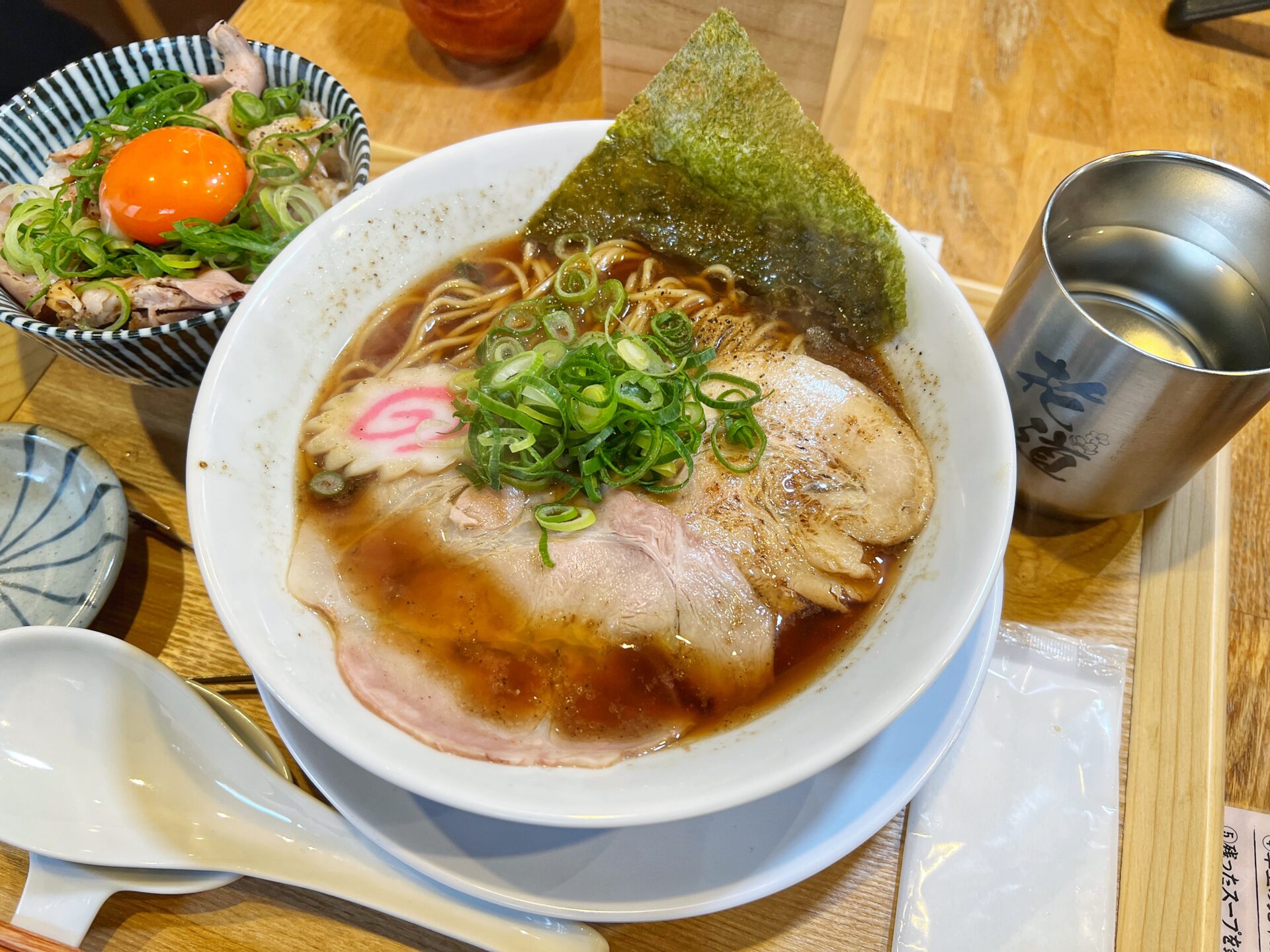 川口市「おダシと銀しゃり 中華そば花道」今だけ1杯500円！昆布水つけ麺に極上銀シャリの新店