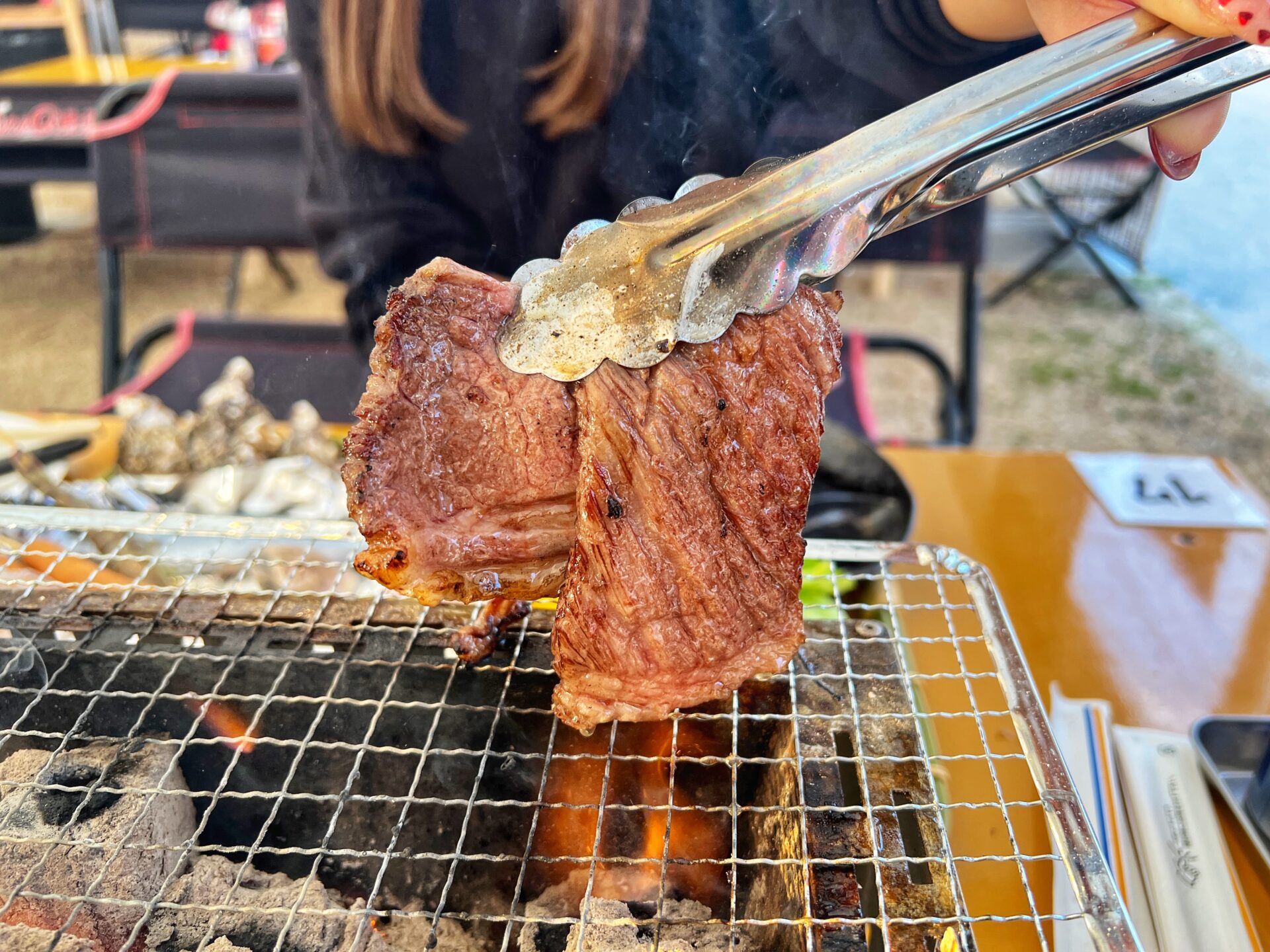 富士見市「牡蠣小屋 恵比寿丸」びん沼自然公園で新鮮な魚貝の海鮮BBQが3月末まで開催中