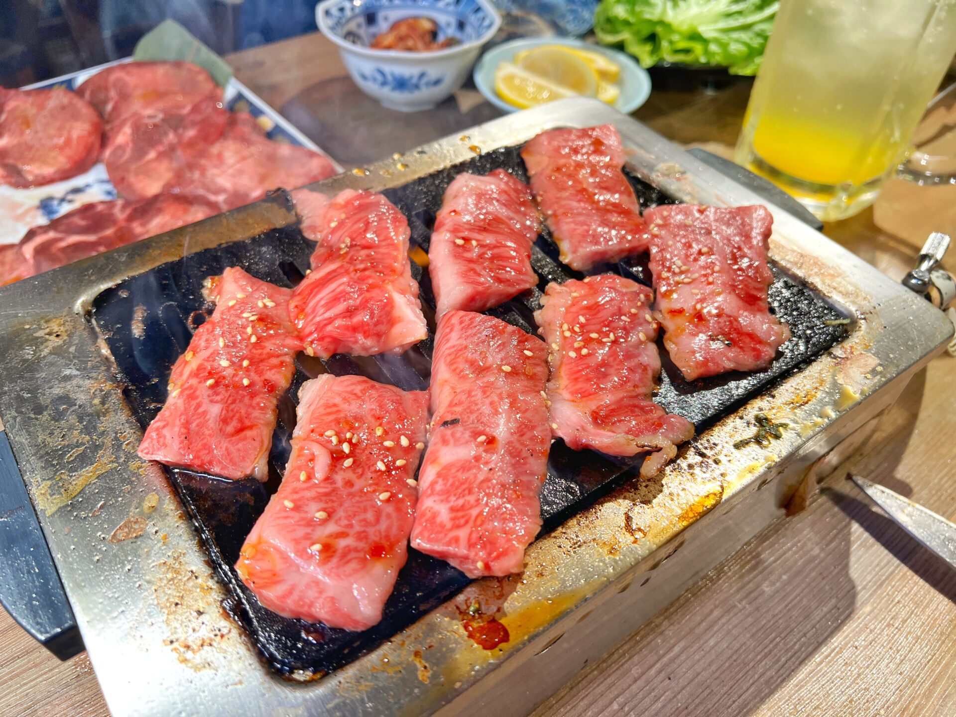 川口市「焼肉ホルモンたけ田 西川口」平日なら3時間！驚異の極厚牛タン無限食べ放題