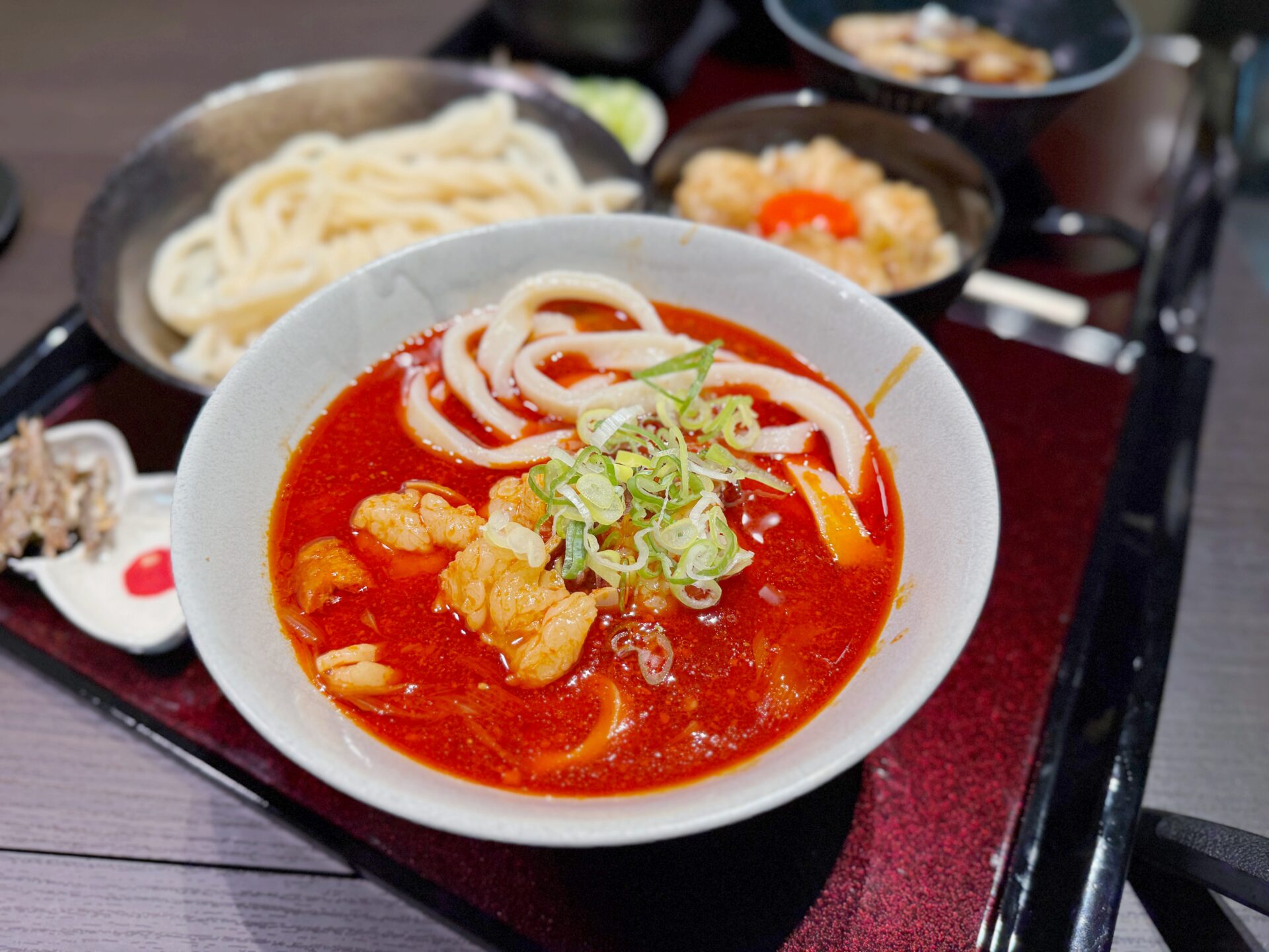 新座市「ホルモンうどん焼肉酒場 志木本陣」黒毛和牛の旨辛ホルモン汁うどんと爆安セット